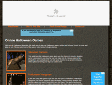 Tablet Screenshot of halloweenmountain.com